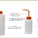پی ست 1000 ml با درب و نازل یکپارچه