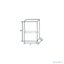 جار شیشه ای مکعبی با ابعاد 150×100×100 mm با لبه سمباده ای